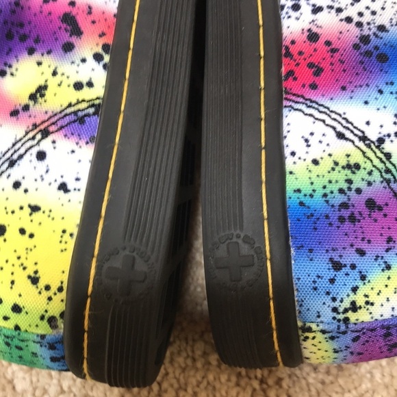 DR. MARTENS Size 7 rainbow splatter boots - Picture 8 of 9